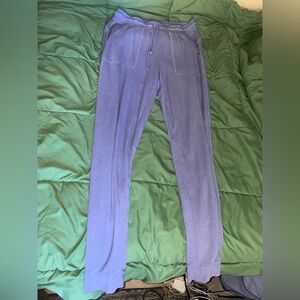 ALO Yoga Blue Joggers/Sweatpants
